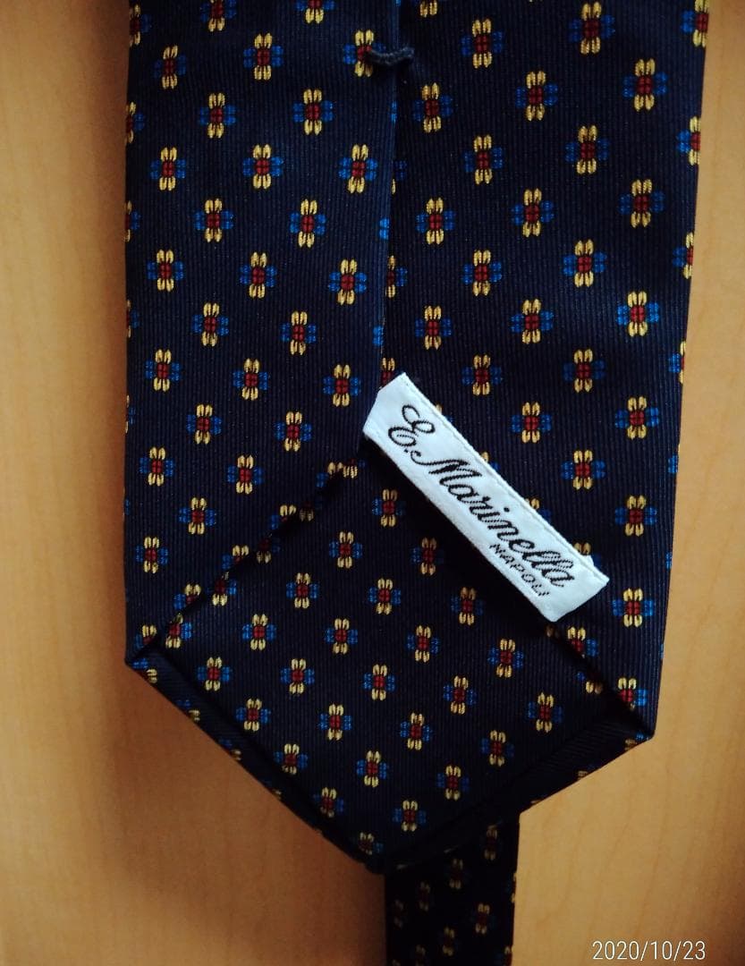 ネイビー ドット柄 ネクタイ セット