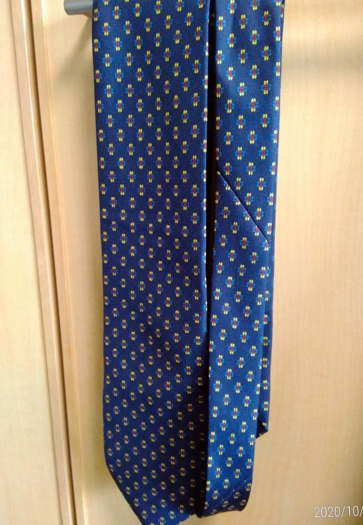 ネイビー ドット柄 ネクタイ セット