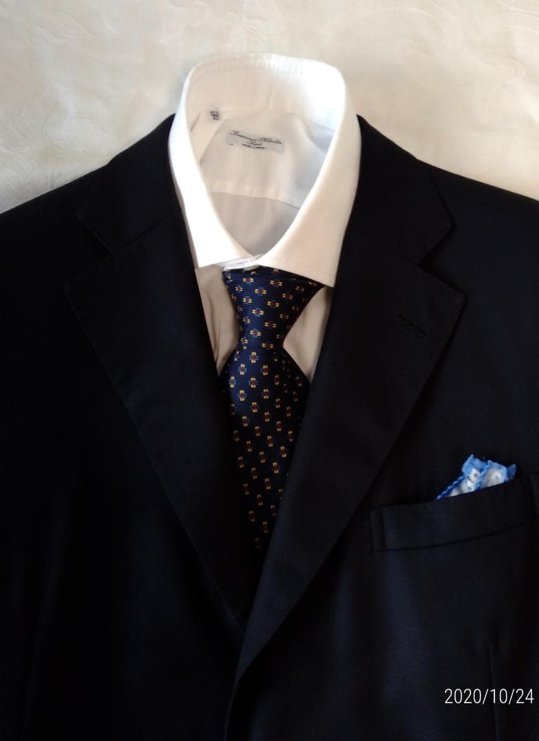 ネイビー ドット柄 ネクタイ セット