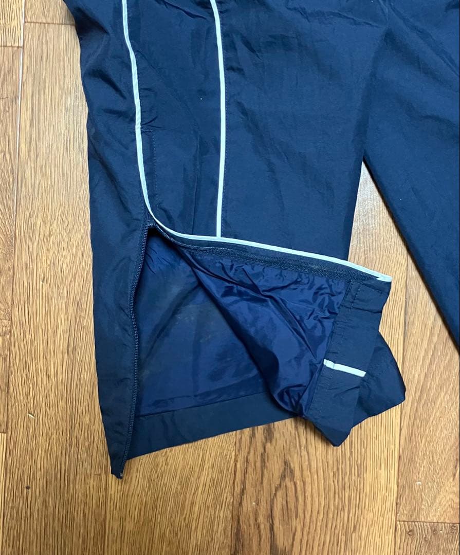 【00's】Nike ナイキ ナイロンパンツ テック ネイビー ワイドパンツ