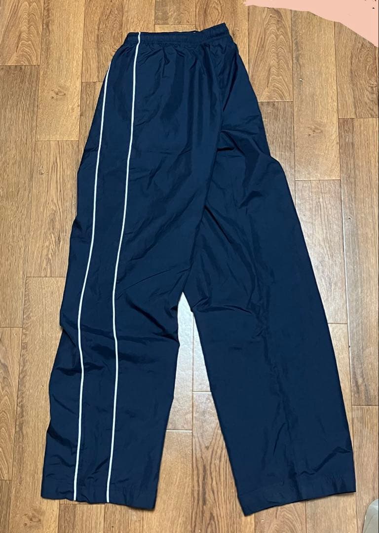 【00's】Nike ナイキ ナイロンパンツ テック ネイビー ワイドパンツ