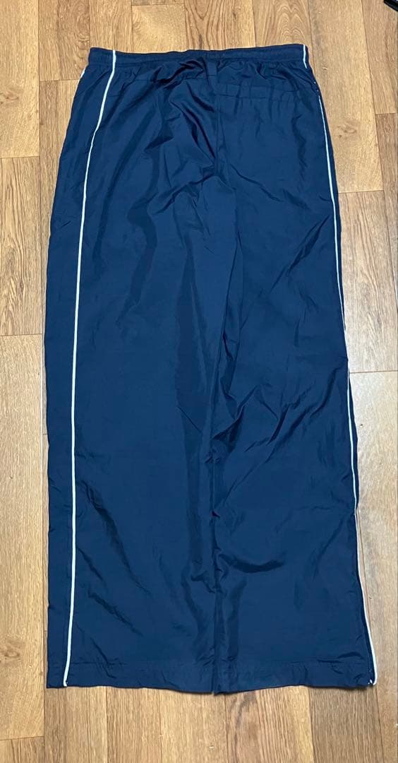 【00's】Nike ナイキ ナイロンパンツ テック ネイビー ワイドパンツ