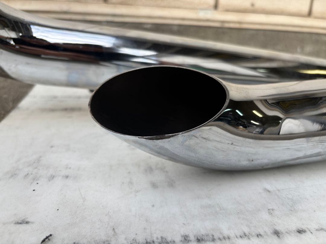 は*ね様 ショベルヘッド　マフラー　ステー付き