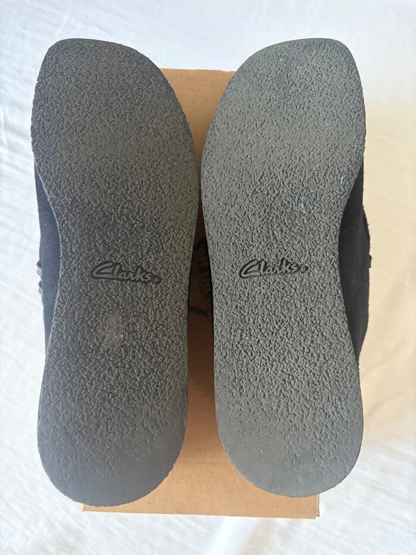 靴 Clarks Wallabee2 Black 25.5cm