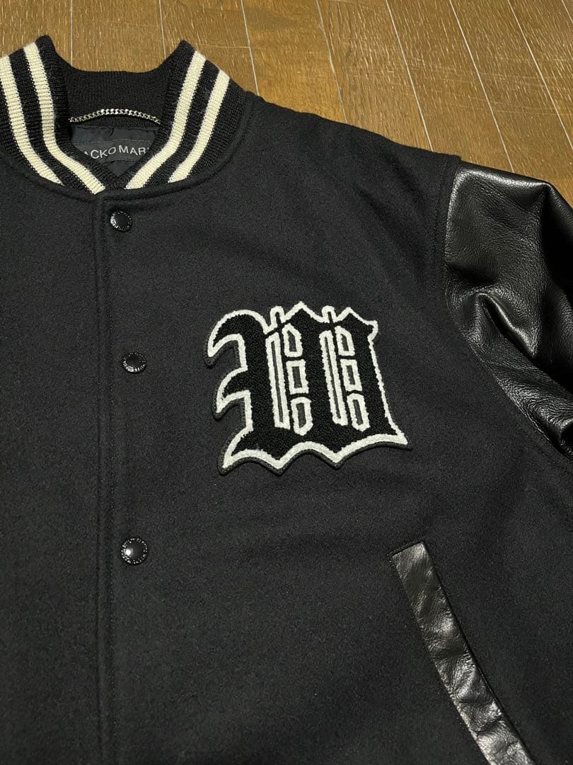 WACKOMARIA ワコマリア　スタジャン レザーブラック
