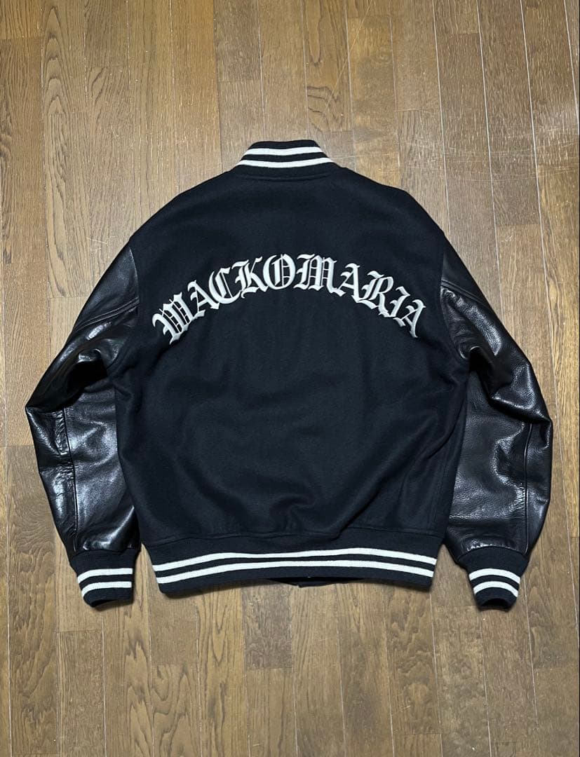 WACKOMARIA ワコマリア　スタジャン レザーブラック