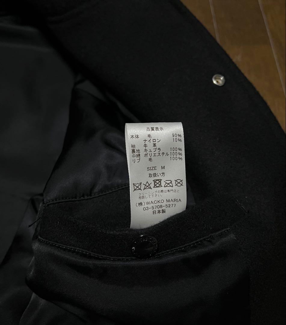 WACKOMARIA ワコマリア　スタジャン レザーブラック