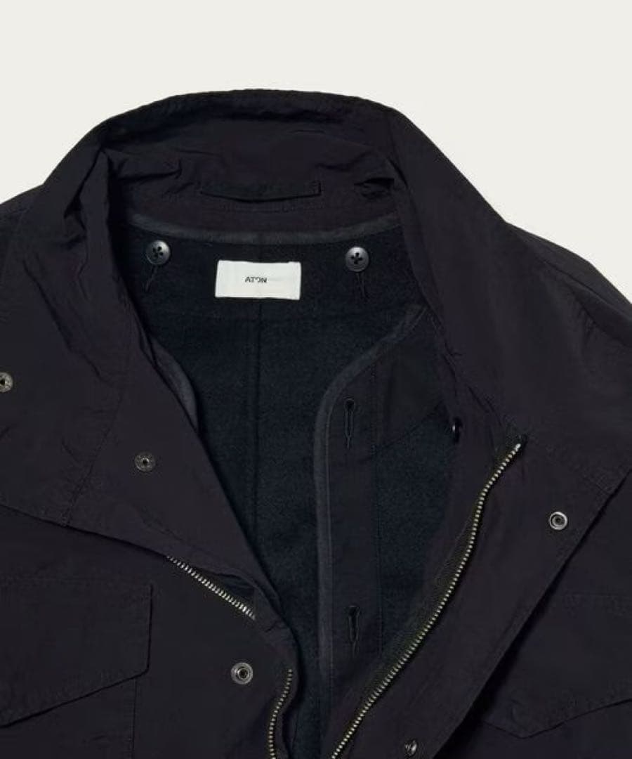 【新品】＜ATON x BY＞3WAY M-65/コート ブラック サイズ04