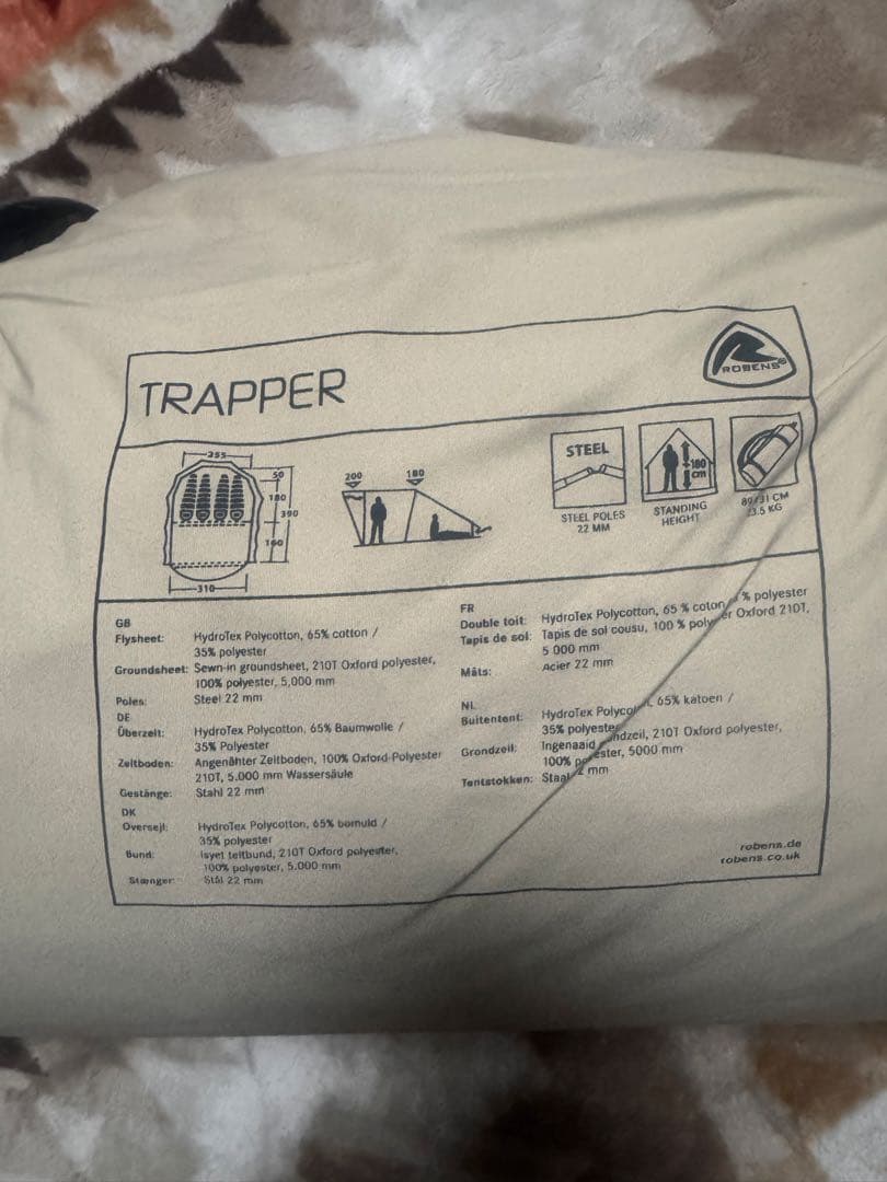 ローベンス トラッパー テント