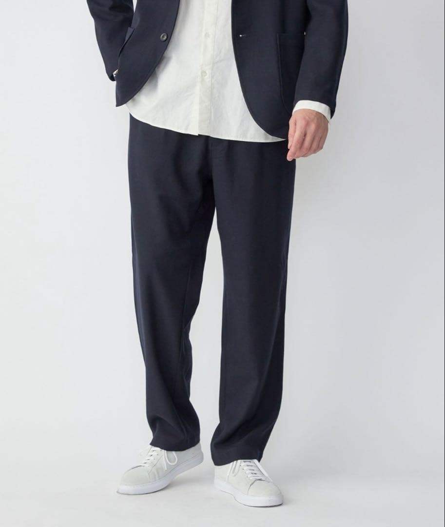 SHIPS ソフト ストレッチツイルセット アップ（ジャケット+イージーパンツ）