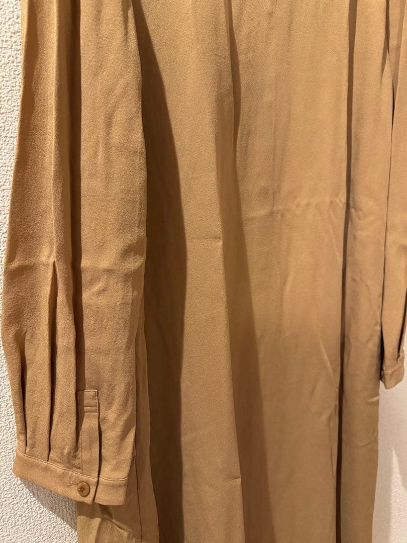 【新品未使用】ミナペルホネン fondant ドレス brown 40