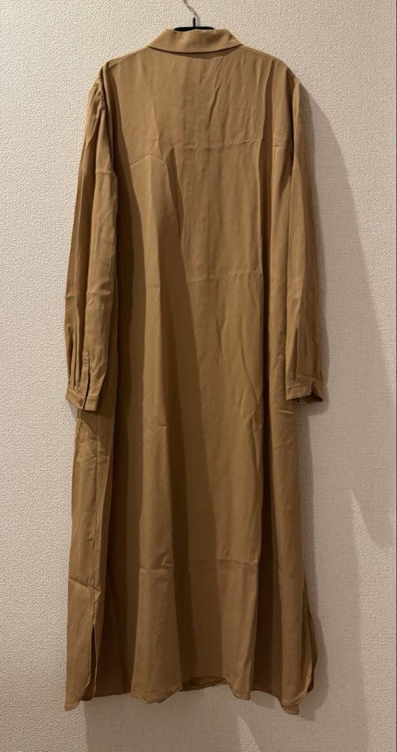 【新品未使用】ミナペルホネン fondant ドレス brown 40