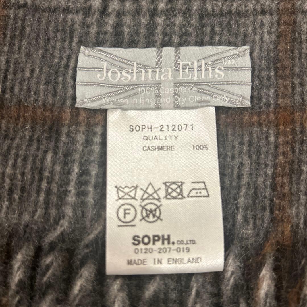 ビビ 様　Joshua Ellis カシミヤ チェックマフラー