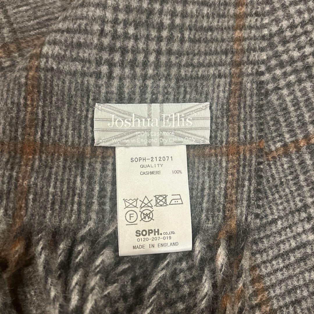 ビビ 様　Joshua Ellis カシミヤ チェックマフラー