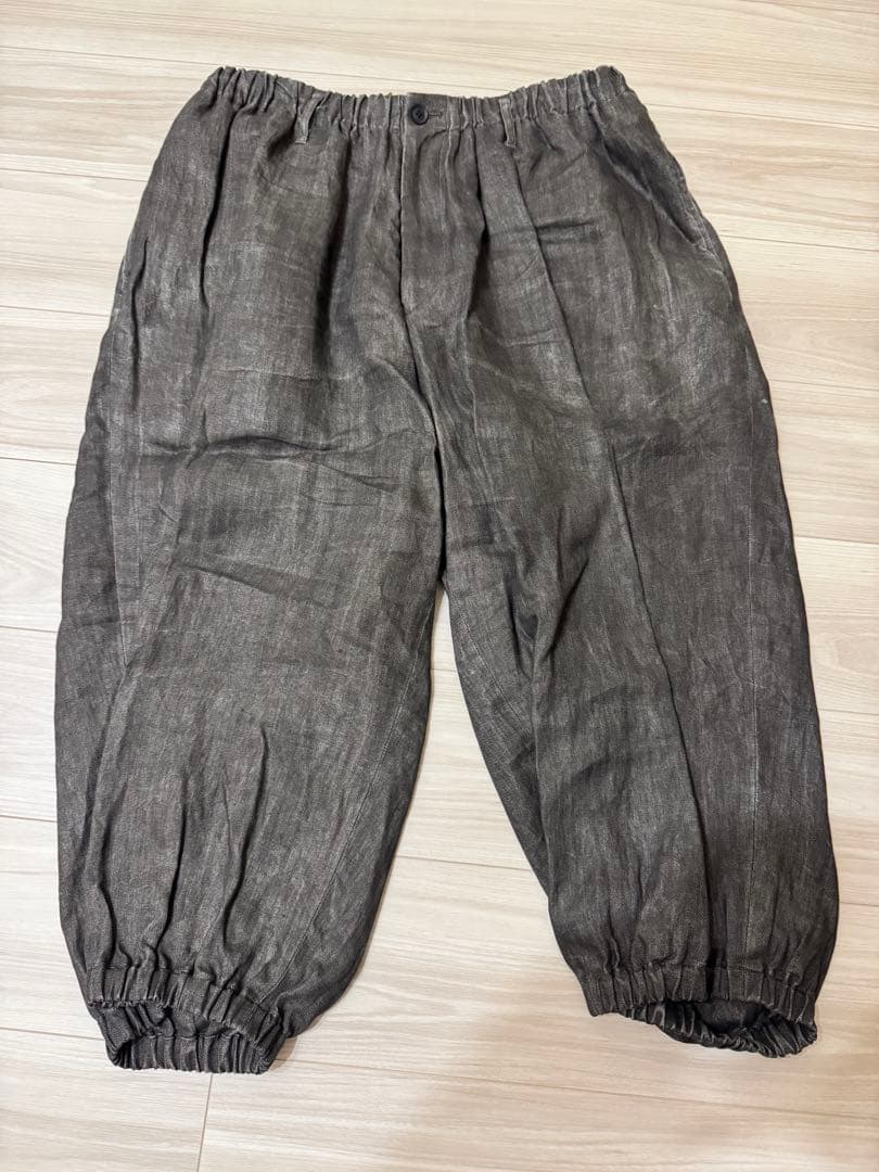 セ*フ様 【最終値下げ】リネンツイル墨染パンツ