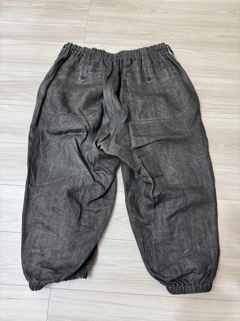 セ*フ様 【最終値下げ】リネンツイル墨染パンツ