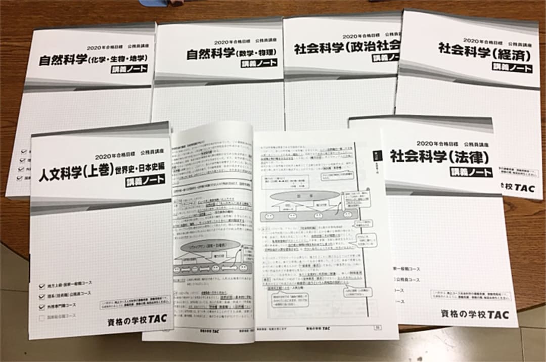 TAC 公務員試験対策テキスト【過去問・予想問題集付き】