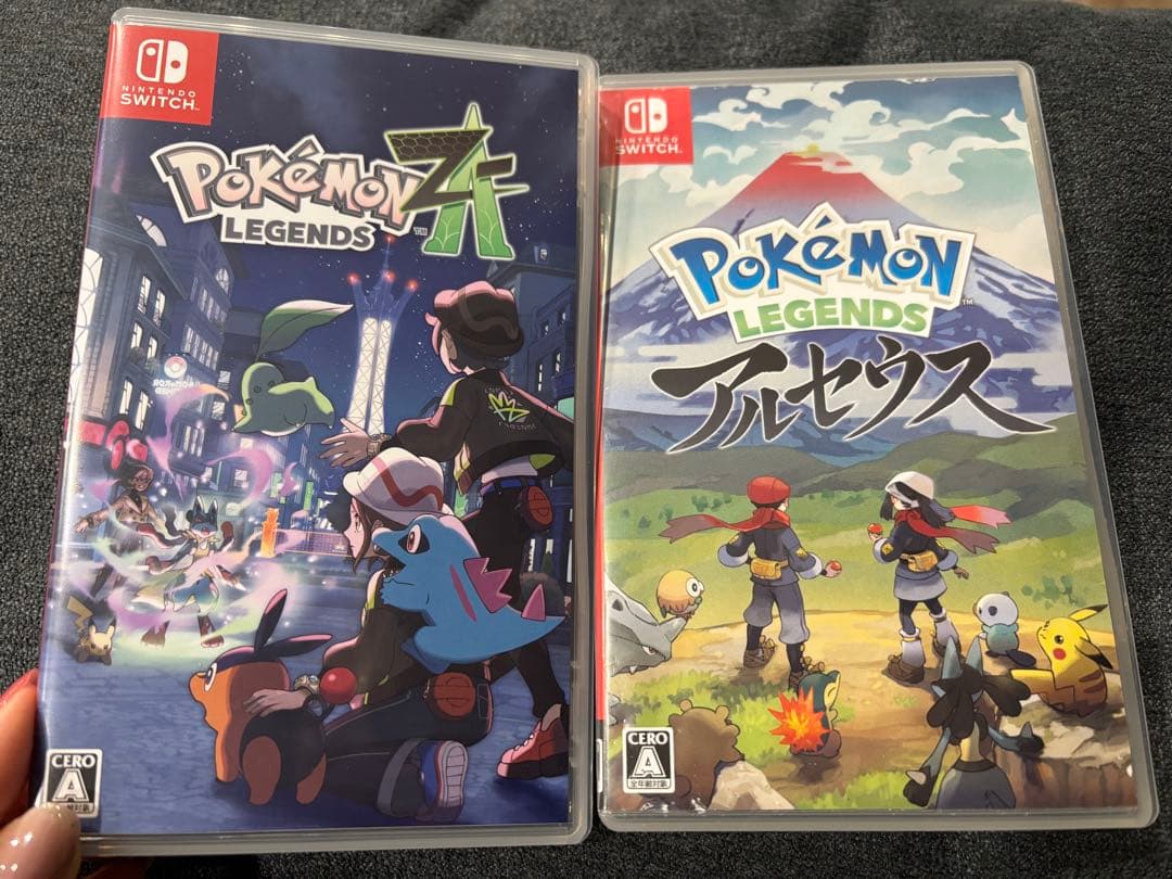 ポケモンレジェンズZA＋ポケモンレジェンズアルセウス （特典カード付）2点セット