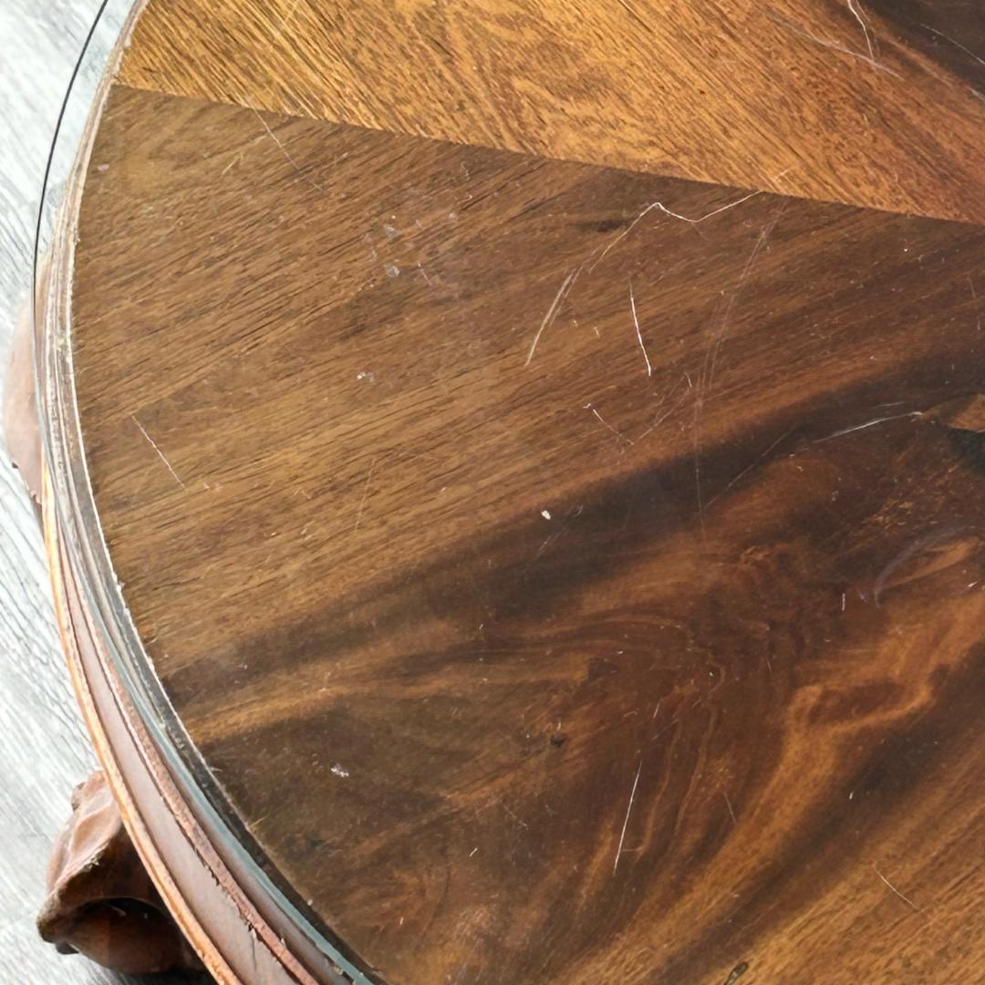 【最終値下げ】アンティーク 家具 ガラストップ コーヒーテーブル 英国 194A