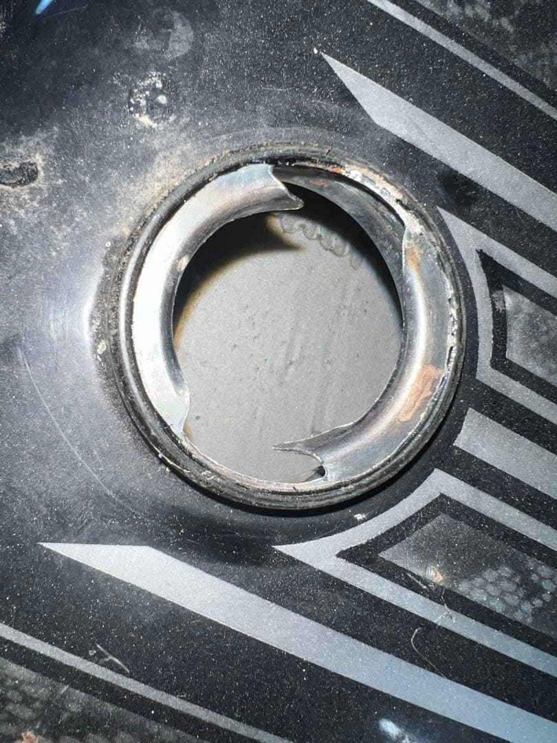 スティード400 社外タンク　カスタムペイント