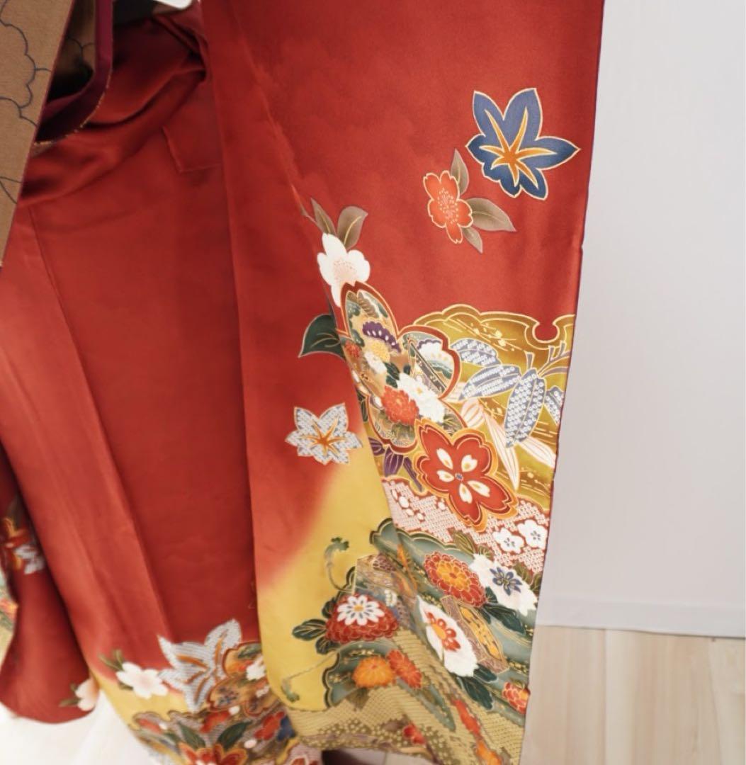 振袖フルセット 980F 5点セット　正絹 すべて正絹
