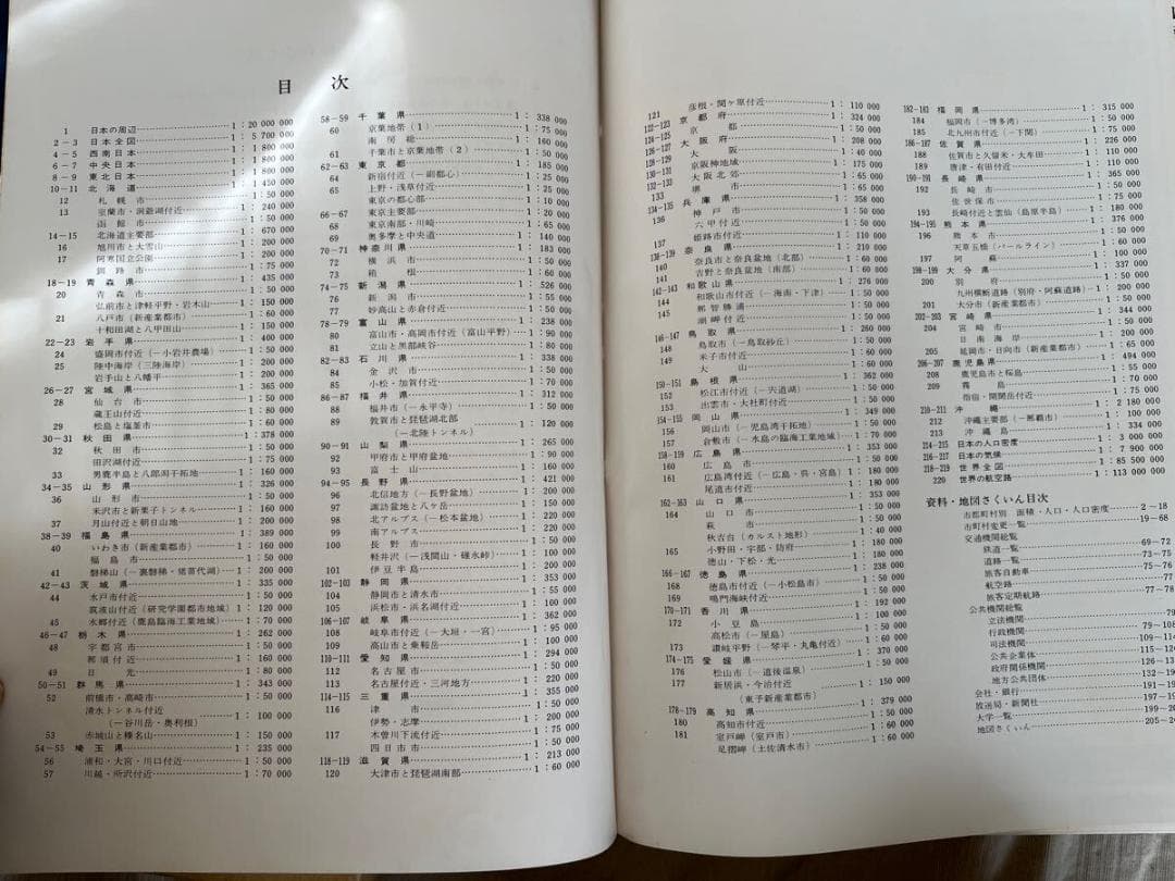 希少本　田中啓爾 日本都道府県地図総鑑 The atlas of Japan