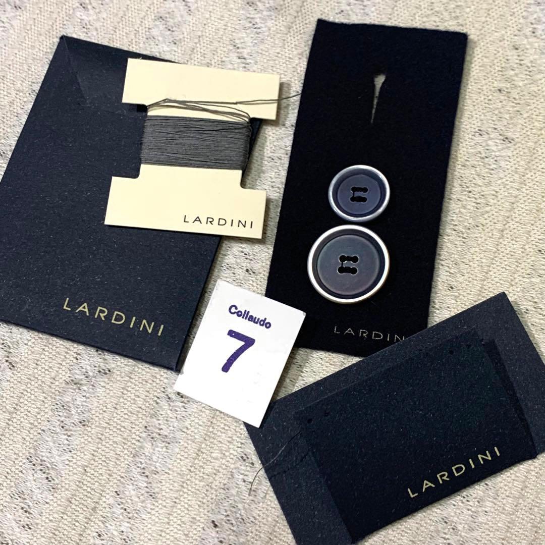 ⭐︎最高級　ラルディーニ　段返り　ジャケット　ブートニエール　シアサッカー　ウール