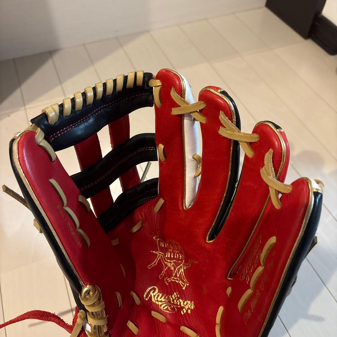 ローリングス HOH GOLD CAMO 限定品 外野用 軟式グローブ