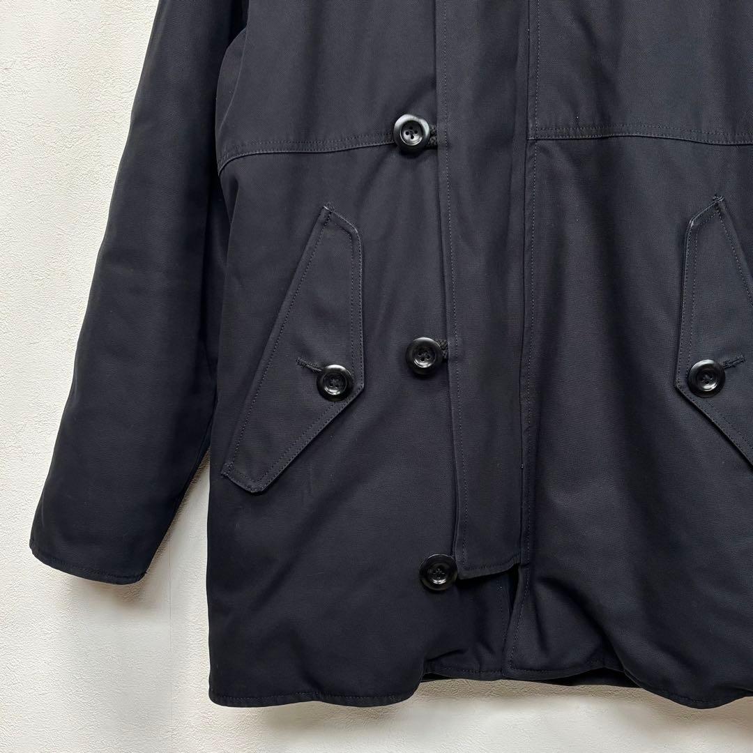 ポールスミス n3b ダック地 ジャケット コート アウター ラクーン ブラック