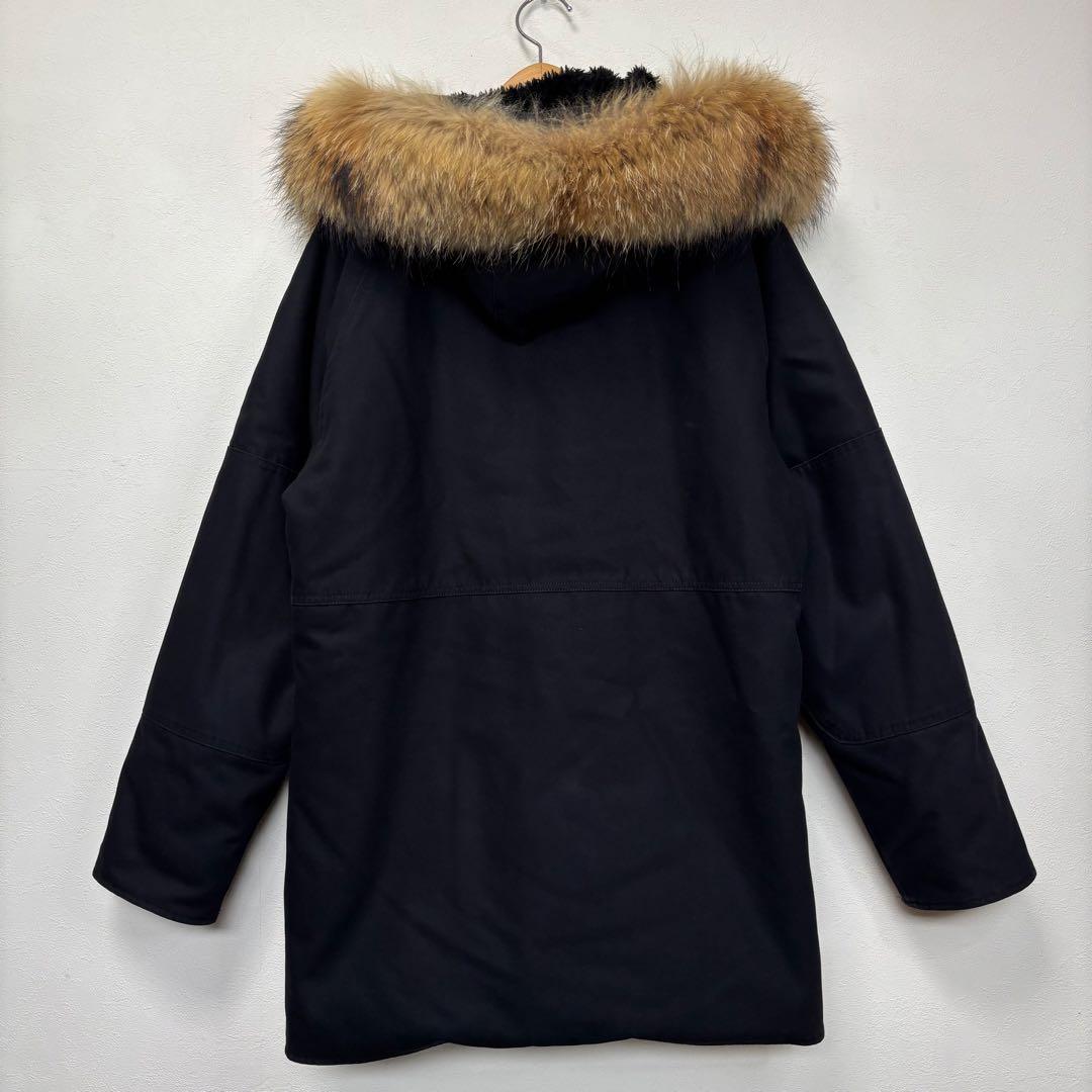 ポールスミス n3b ダック地 ジャケット コート アウター ラクーン ブラック