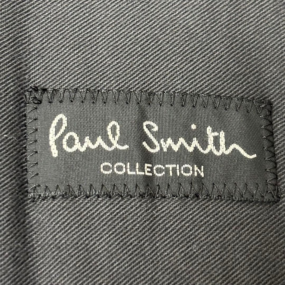 ポールスミス n3b ダック地 ジャケット コート アウター ラクーン ブラック