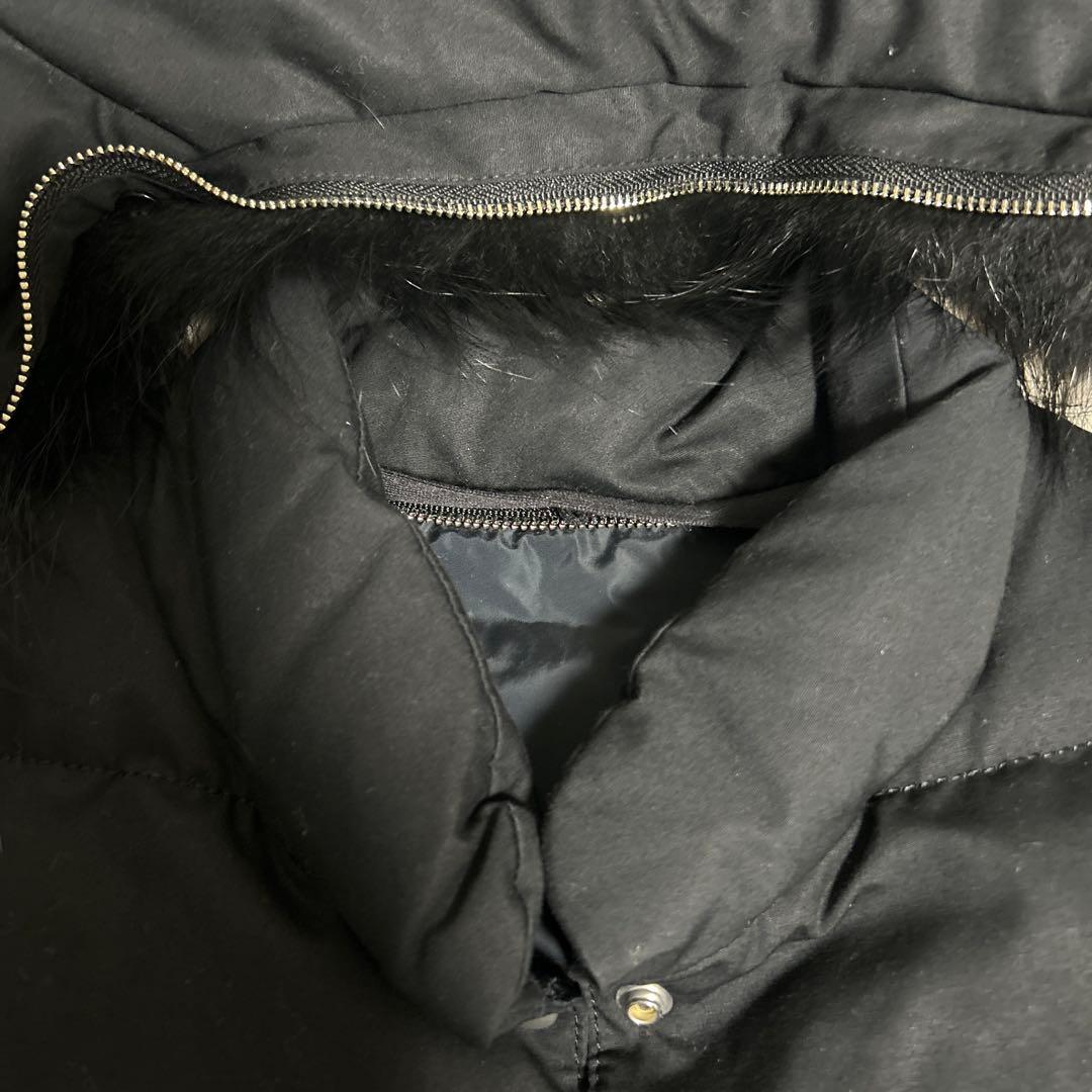 ファー付き　ダウンベスト　デニムパンツ　2点