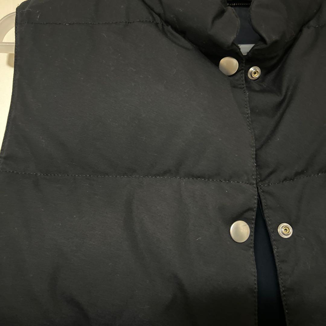 ファー付き　ダウンベスト　デニムパンツ　2点