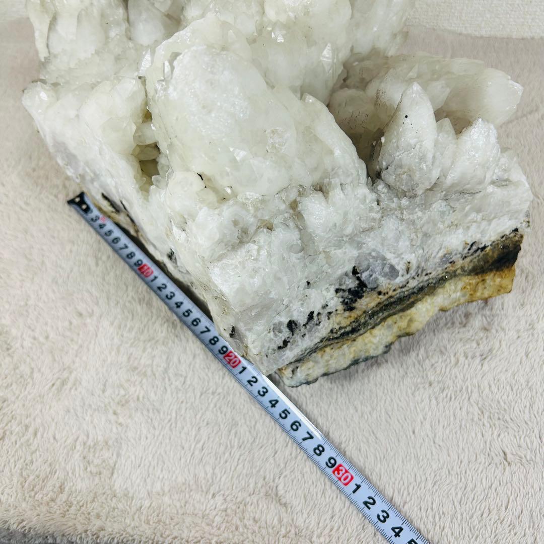 水晶クラスター　白水晶　原石　天然石【特大　約21kg】