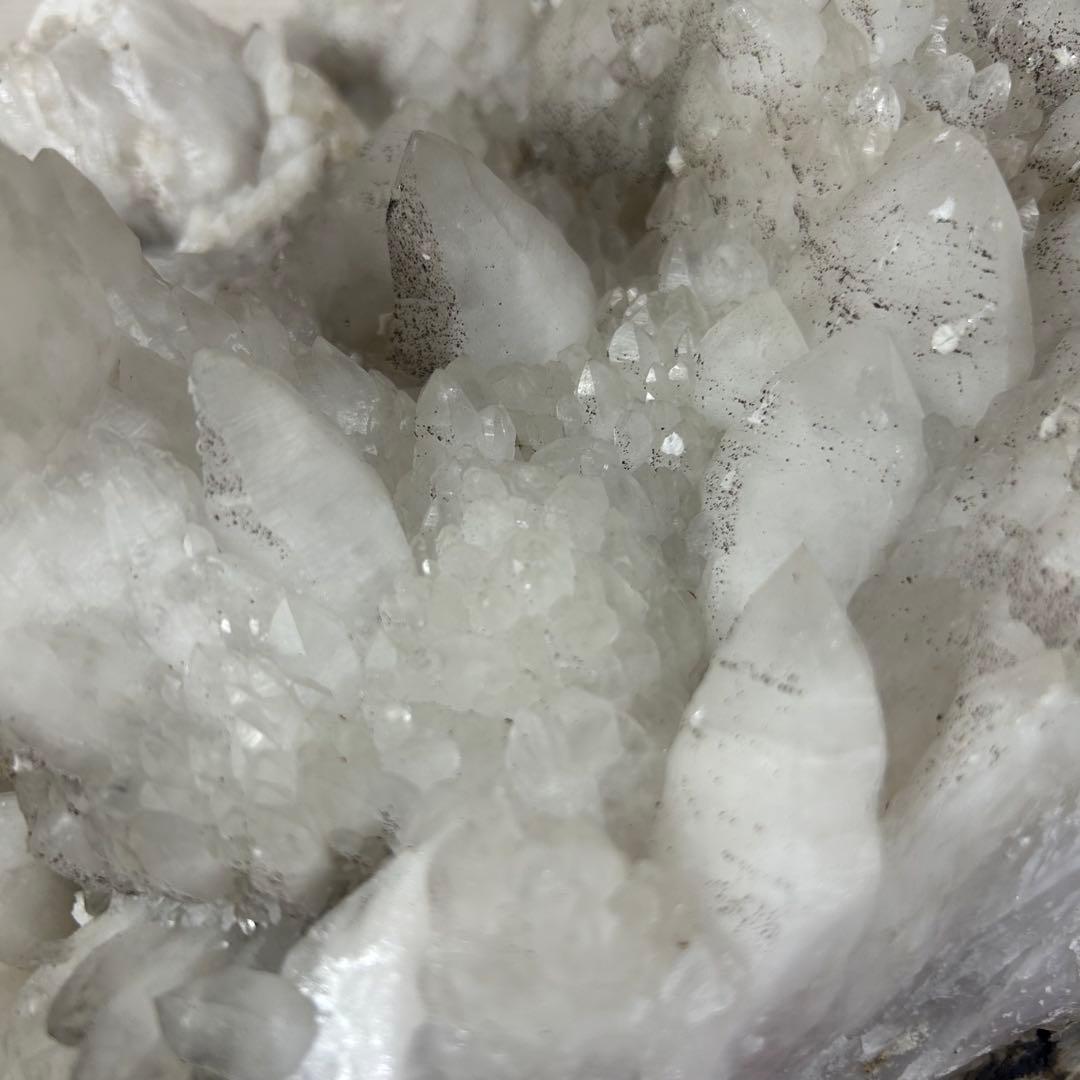 水晶クラスター　白水晶　原石　天然石【特大　約21kg】