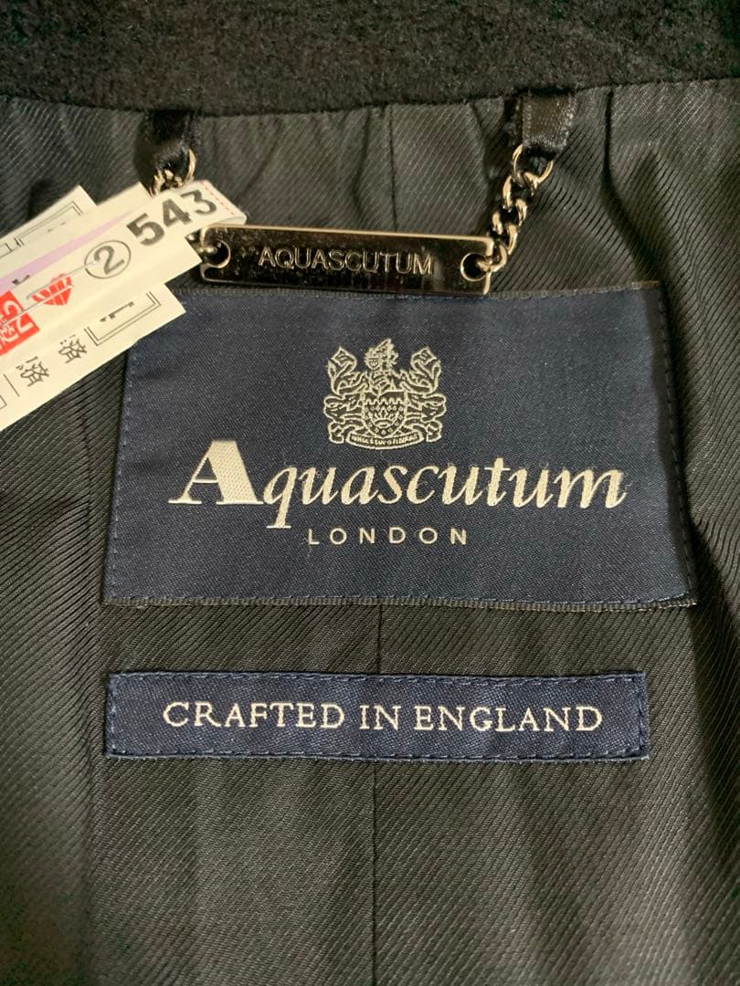 カシミア100 ロングコート　aquasqutum サイズ42
