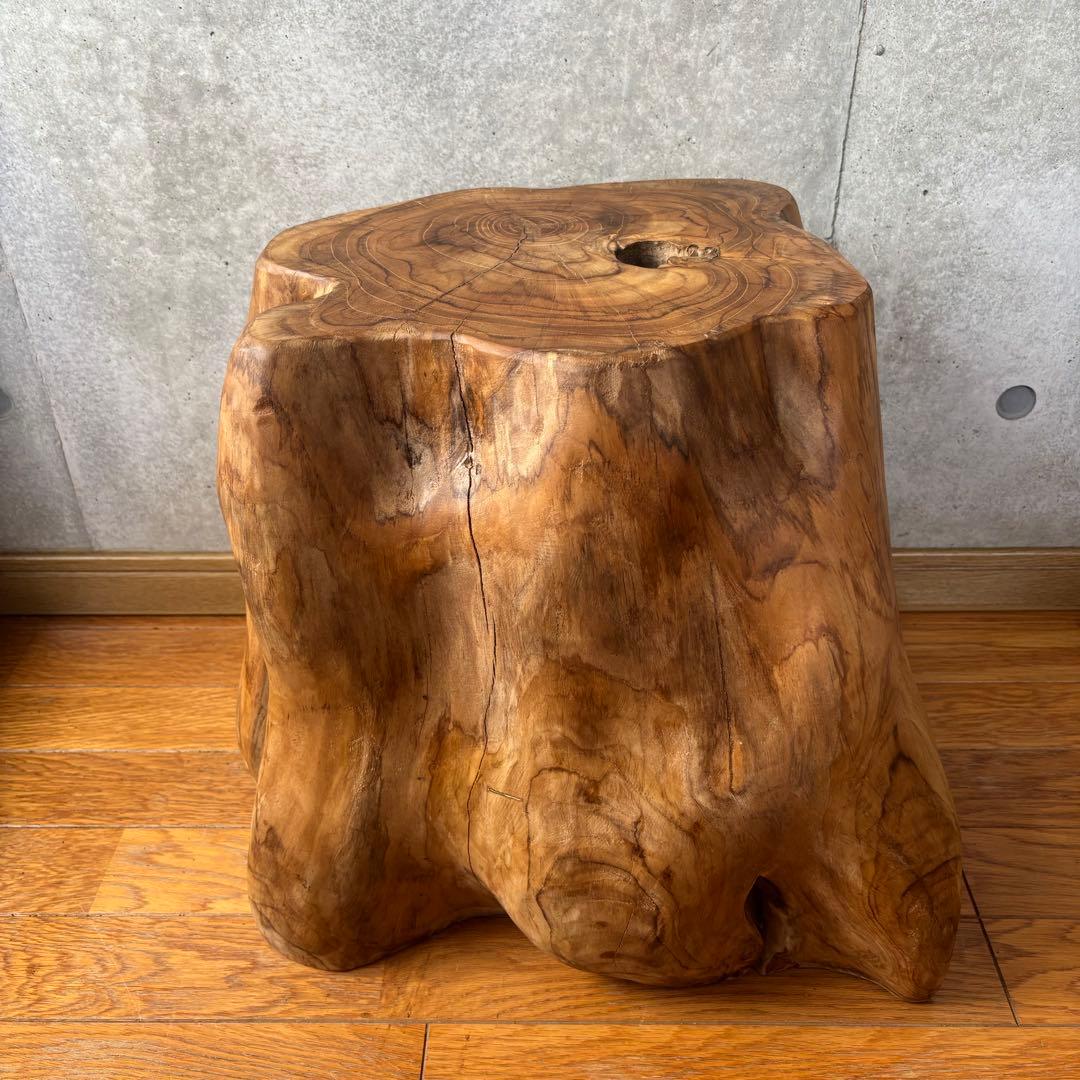 ちょさん専用ナチュラルウッド チークスツール ローテーブル インテリア