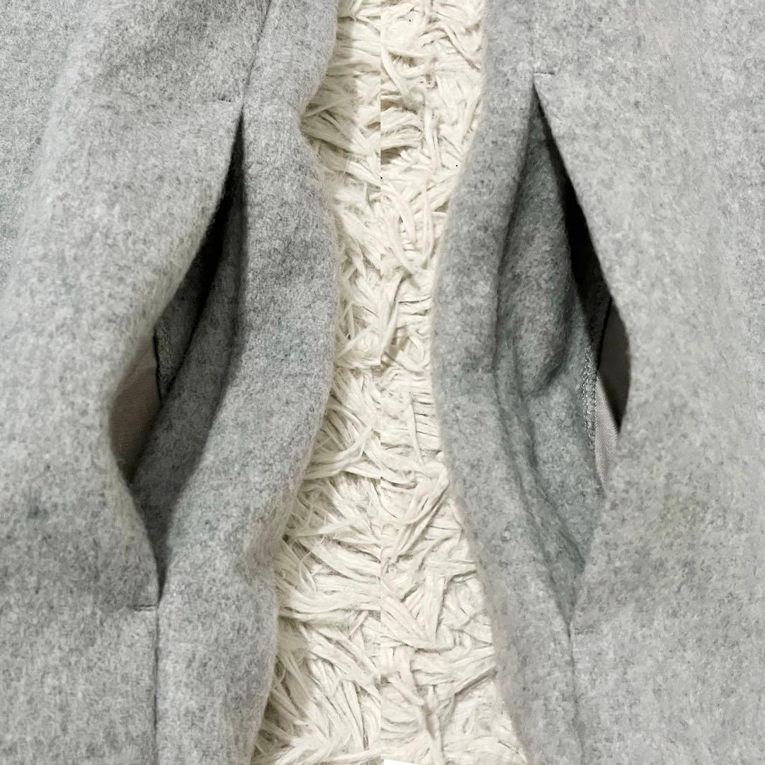 ✨未使用タグ付き✨ルミノーゾコムサ　チェスターコート　ダブル　グレー　9