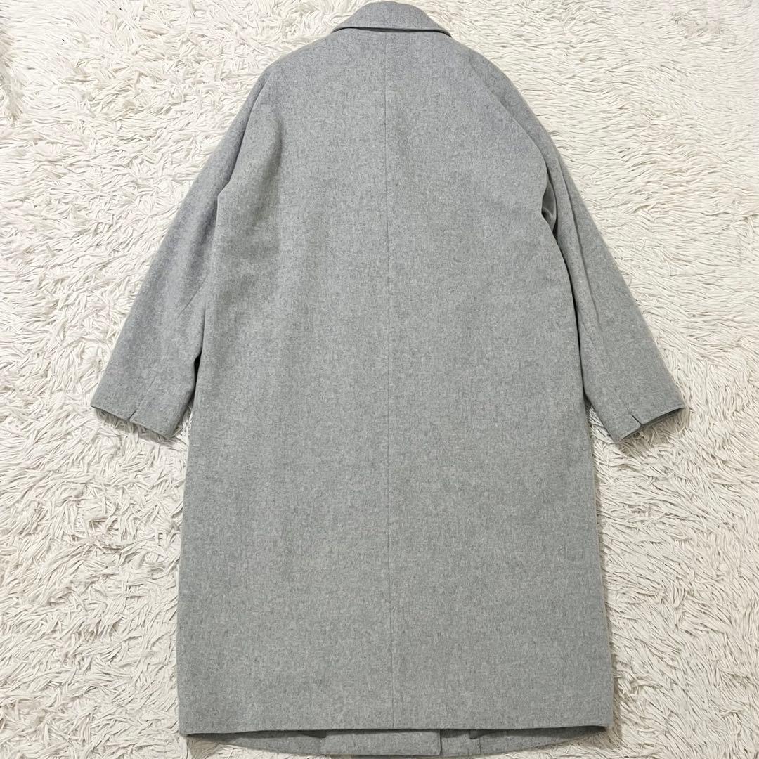 ✨未使用タグ付き✨ルミノーゾコムサ　チェスターコート　ダブル　グレー　9