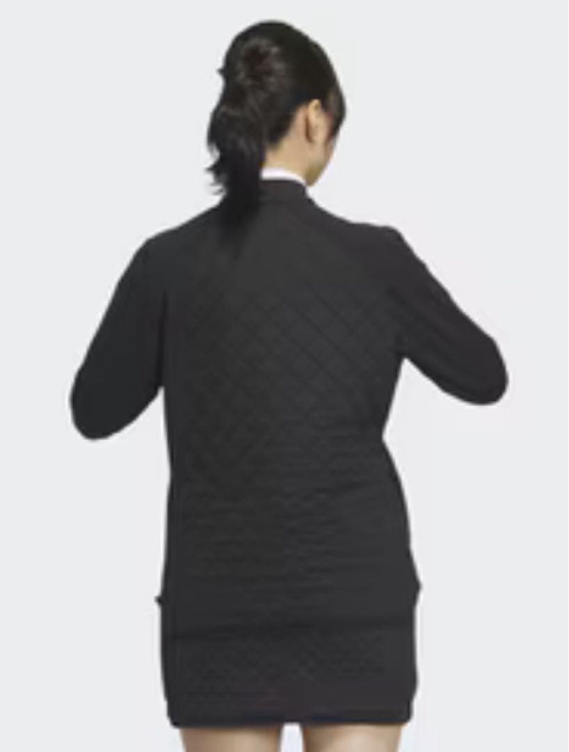 XL アディダス　ゴルフ　キルトレイヤード フルジップジャケット　レディース