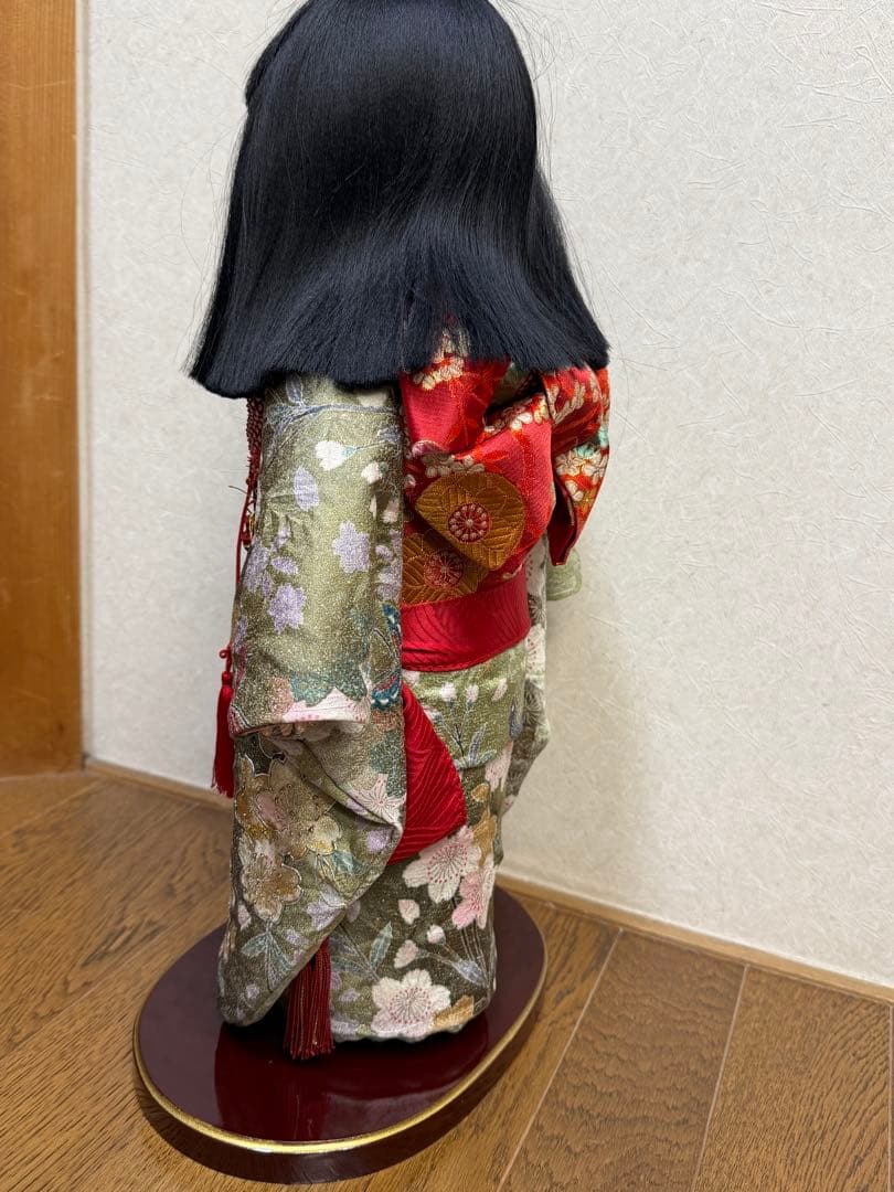 小出松寿作　金彩京友禅市松人形　いちまさん