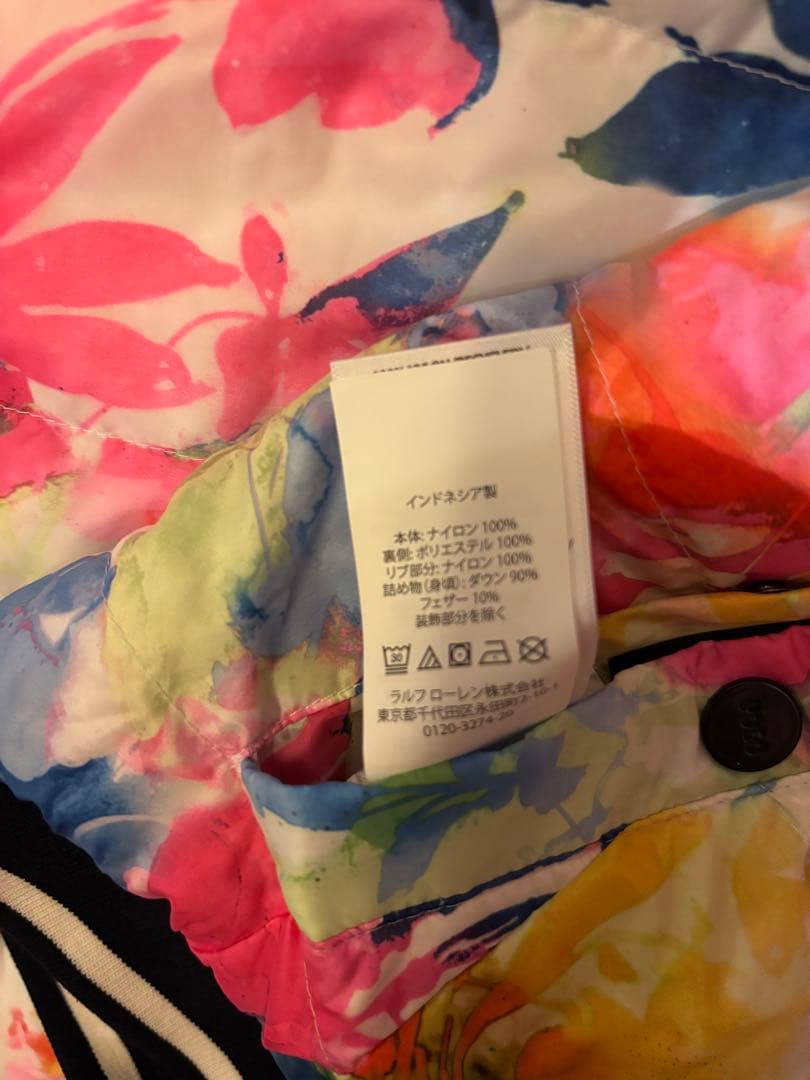 ラルフローレン　リバーシブル　ダウンベスト　サイズM