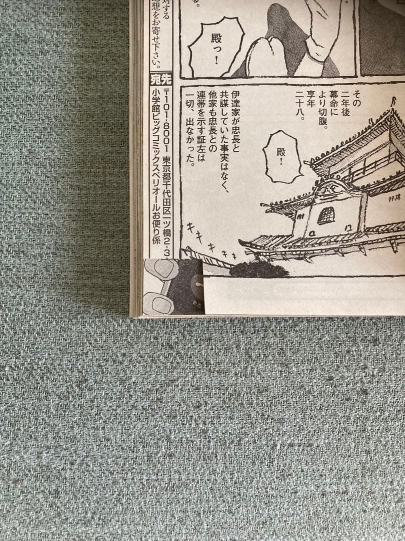 ビックコミックスペリオール11号 2020年5月22日号