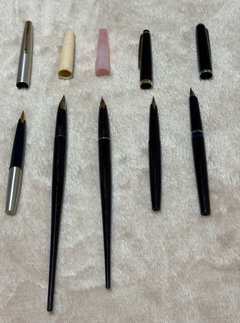 m*り様 万年筆11本セット：18金2本、14金3本、デスクペン2本、ボールペン
