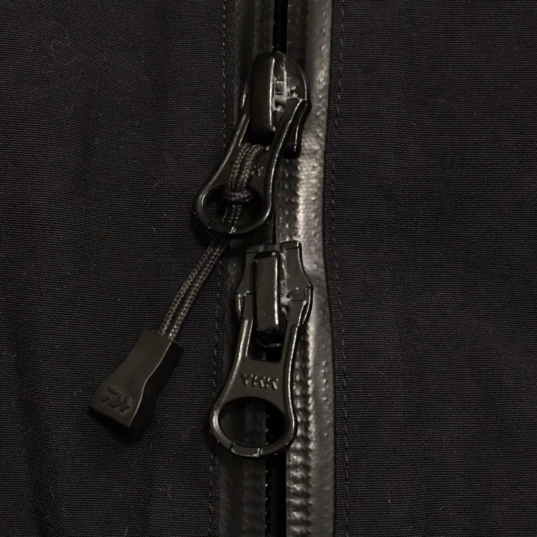 DAIWA ダイワ　ゴアテックスレインスーツ　ナイロンジャケット　ロゴ　ブラック