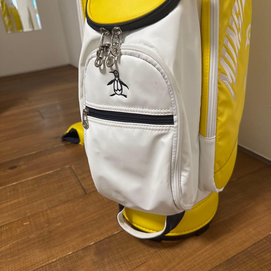 マンシングウェア　キャディバッグ　イエロー