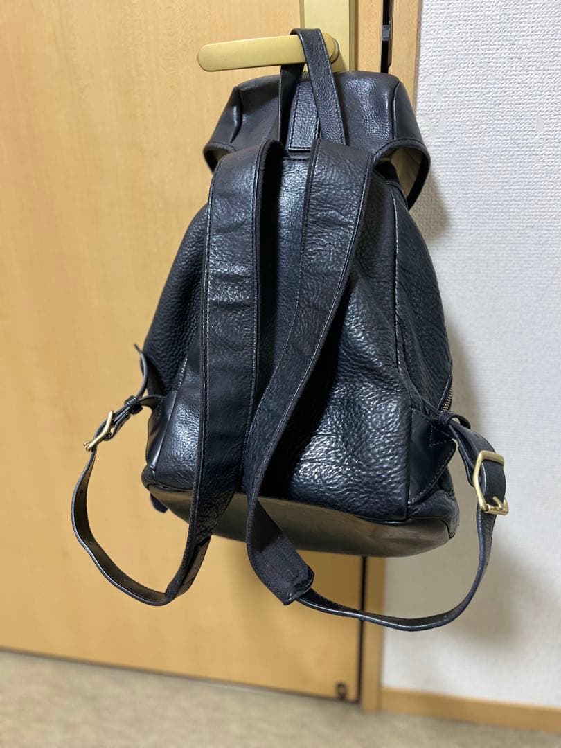 お値段交渉歓迎です♪GANZO 7QS-H ブラック 牛革リュック