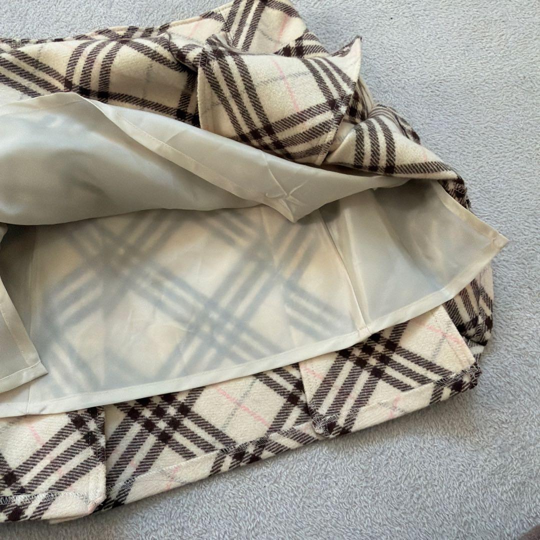 【Burberry】　bluelabel レディース　プリーツ　スカート　36