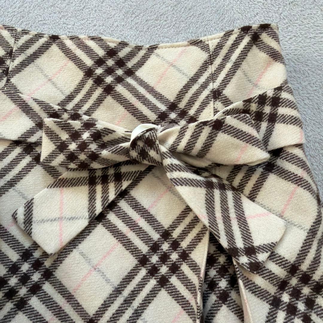 【Burberry】　bluelabel レディース　プリーツ　スカート　36