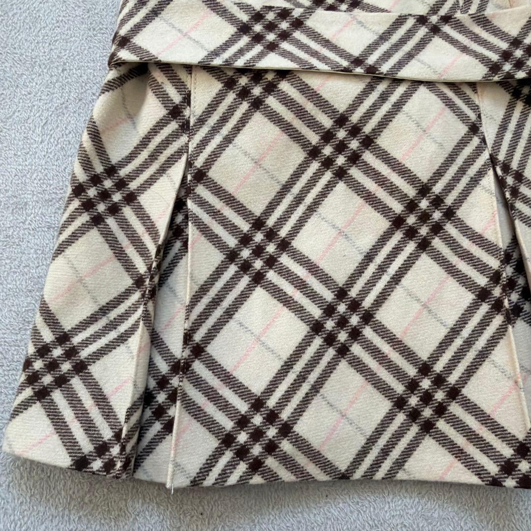 【Burberry】　bluelabel レディース　プリーツ　スカート　36
